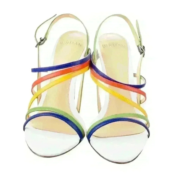ALEXANDRE BIRMAN Strappy Leather Slingback Mult—Color Sandals - Picture 4 of 16